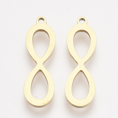 201 Stainless Steel Pendants, Laser Cut Pendants, Infinity