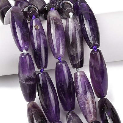 Натура аметист бус пряди, рис