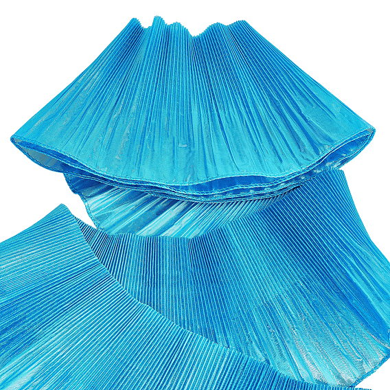 Polyester Ribbon, Ruffled Lace Ribbon, for Curtain Accessories