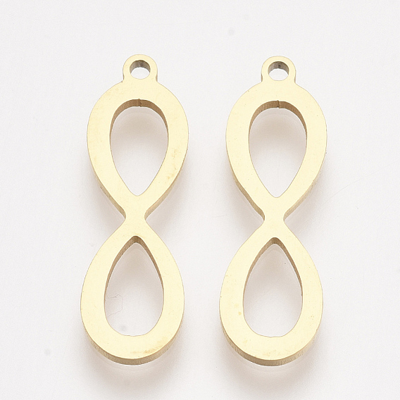 201 Stainless Steel Pendants, Laser Cut Pendants, Infinity