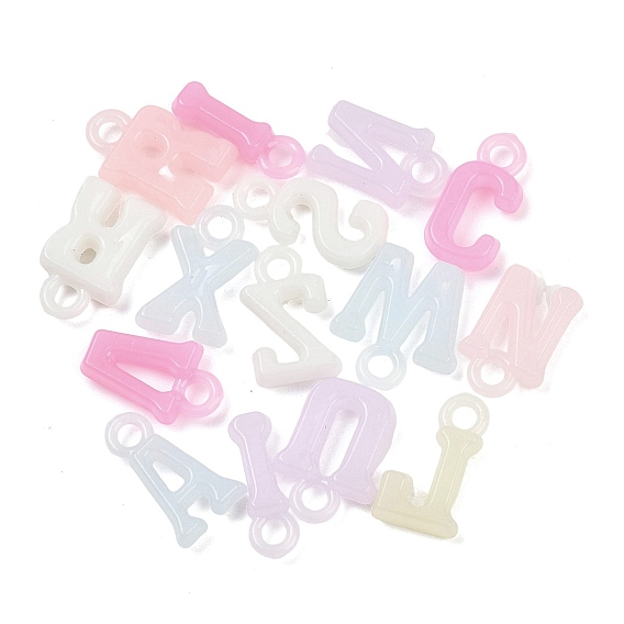 Пластиковые подвески, имитация желейных подвесок, Письмо ~ Z