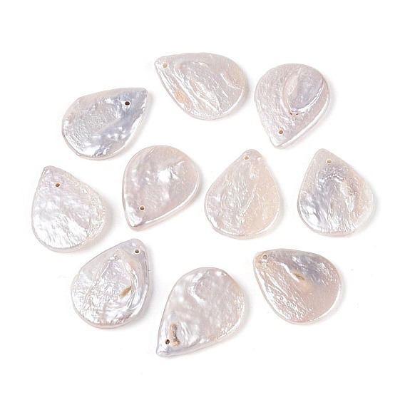 Натуральный жемчуг в стиле барокко кеши, зарождающаяся жемчужина, слеза, Топ пробуренной