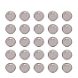 304 Stainless Steel Stamping Blank Tag Pendants, Flat Round