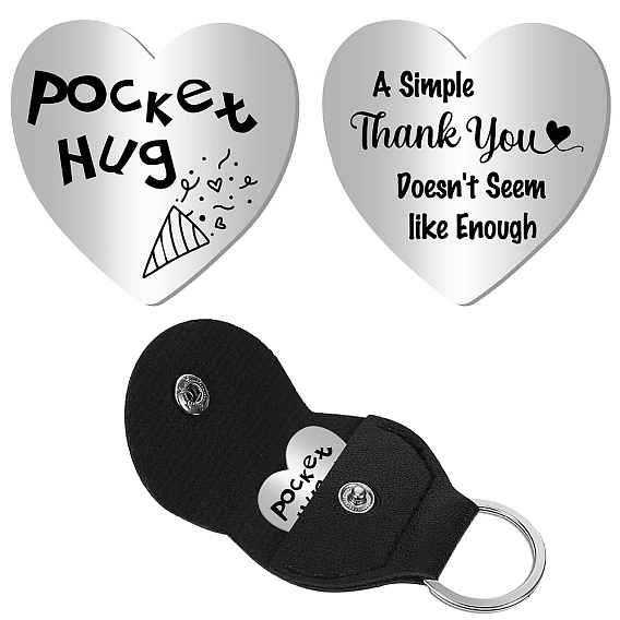 201 памятная монета из нержавеющей стали, карманная монета для объятий, монета с вдохновляющей цитатой, принимающий решения, плоско-круглые, цвет нержавеющей стали