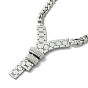 304 Stainless Steel with Cubic Zirconia Necklace