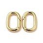 Латунные пружинные кольца, без кадмия, без никеля и без свинца, овальные