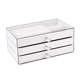 3-ярусные пластиковые ящики для хранения украшений для домашних животных, прямоугольные