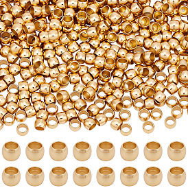 500шт. 316 хирургические нержавеющие стальные обжимные бусины, рондель