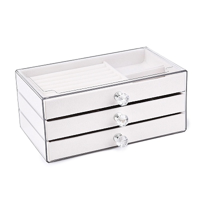 3-ярусные пластиковые ящики для хранения украшений для домашних животных, прямоугольные