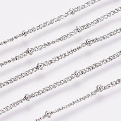 Ion Plating(IP) 304 Stainless Steel Curb Chain Anklets