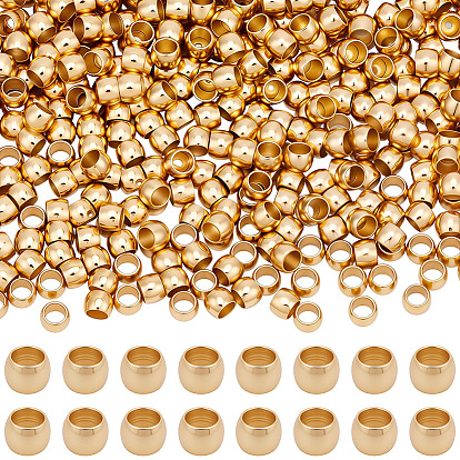 500шт. 316 хирургические нержавеющие стальные обжимные бусины, рондель