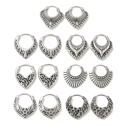 316 серьги-кольца из хирургической нержавеющей стали