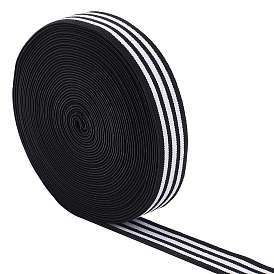 9.4 Yards Flat Elastic Band, For Clothing, Garment Accessories