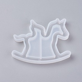 Shaker Mold, DIY Quicksand Jewelry Silicone Molds, Resin Casting Molds, For UV Resin, Epoxy Resin Jewelry Making, Rocking Horse
