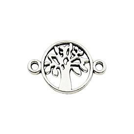 Tibetan Style Connector Charms, Tree of Life