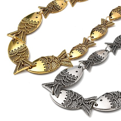 Ожерелья из цепочек-рыбьих звеньев в тибетском стиле для женщин