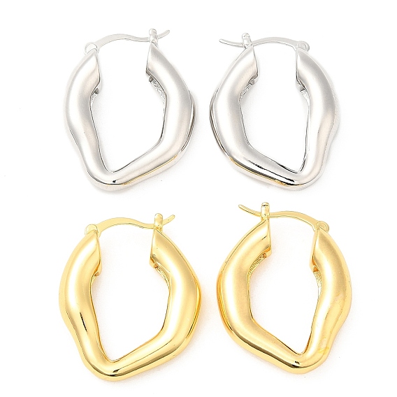 Серьги-кольца из латуни для женщин, без свинца и без кадмия, долговечный