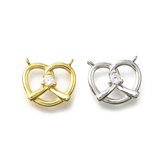 925 подвески в форме сердца из стерлингового серебра с прозрачными кубическими цирконами