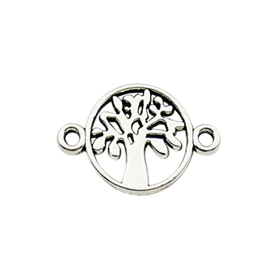 Tibetan Style Connector Charms, Tree of Life