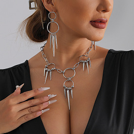 Серьги из сплава, конус