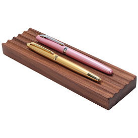 Walnut Wood Pen Holder, Rectangle
