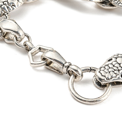 Bohemia Style Alloy Snake Link Chain Bracelets for Women