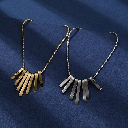 304 из нержавеющей стали привесные ожерелья кисточкой, ионное покрытие (ip)