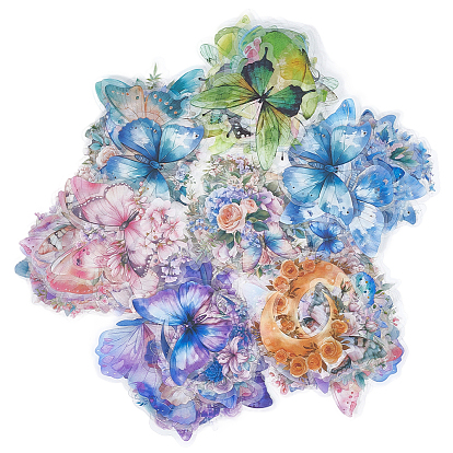 120 шт 20 стили домашних животных клей водонепроницаемый набор наклеек, для декора стакана для скрапбукинга своими руками, 200 шт. бабочка ПВХ водонепроницаемые наклейки