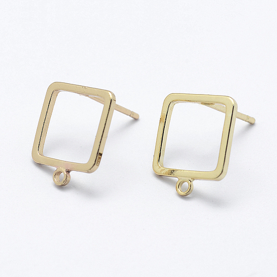 Изделия из латуни, с петлей, долговечный, без никеля , квадратный