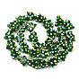 Handmade Bumpy Lampwork Beads Strands, Christmas Tree
