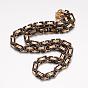 201 Stainless Steel Byzantine Chain Necklaces
