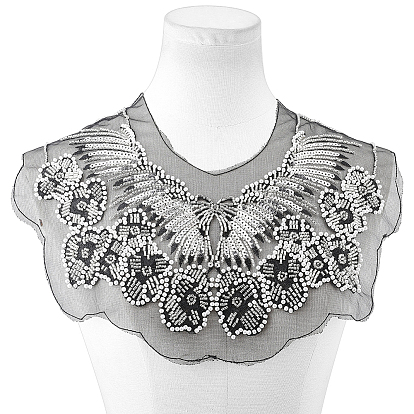 Butterfly & Flower Lace Detachable False Collars