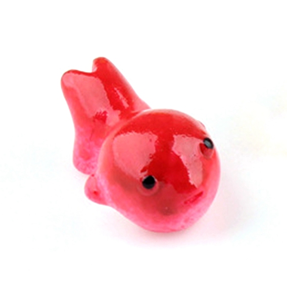 Украшения из смолы, золотая рыбка, аксессуары для украшения сада