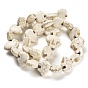 Synthetic Howlite Beads Strands, Animal