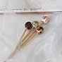 Tulip Cellulose Acetate(Resin) Hair Sticks, with Alloy Pins, for Women Girls
