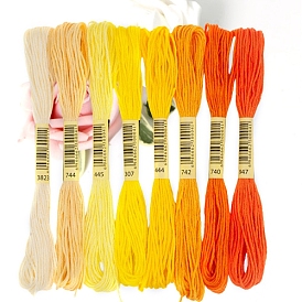 6-Ply Polycotton Embroidery Floss, Cross Stitch Threads