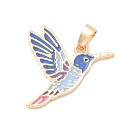 Латунь эмаль подвески, амулеты птиц