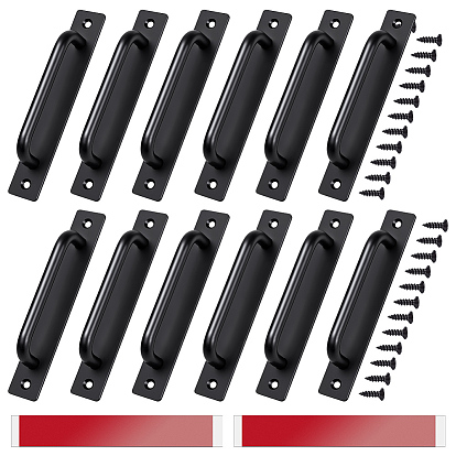 20шт. самоклеящиеся дверные ручки из алюминиевого сплава