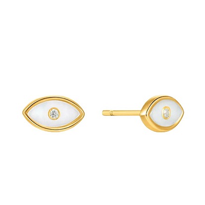 Stylish and Elegant Devil's Eye Shell Zircon Earrings for Women