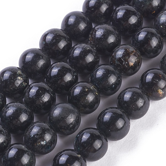 Perles de phlogopite naturelle, ronde