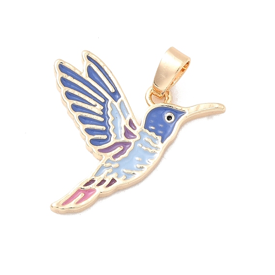 Латунь эмаль подвески, амулеты птиц