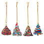 4 сумки 4 стили акриловых подвесных украшений для рождественской елки, автомобильные подвесные украшения