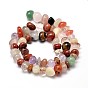 Mixed Natural Gemstone Nuggets Bead Strands, Tumbled Stone, Dyed