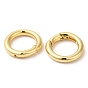Brass Spring Gate Rings, Cadmium Free & Lead Free, Long-Lasting Plated, Ring