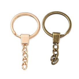 Сплава брелок застежки, с железом найти, с бордюрами