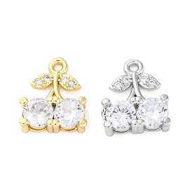 Латунные микро проложить кубического циркония прелести, без кадмия, без никеля и без свинца, вишня