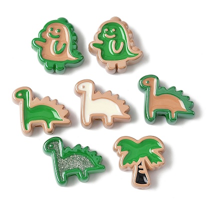 10шт акриловые эмалевые бусины