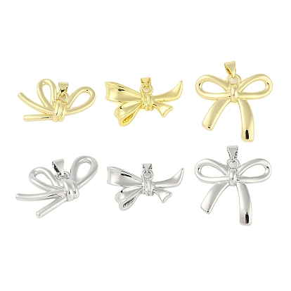 Латунные подвески, без кадмия, без никеля и без свинца, бантом прелести