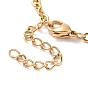 304 Stainless Steel Dog Charm Bracelet with Cable Chains for Women