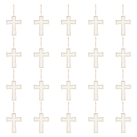 Большие подвески из самшита, религия крест прелести, неокрашенными